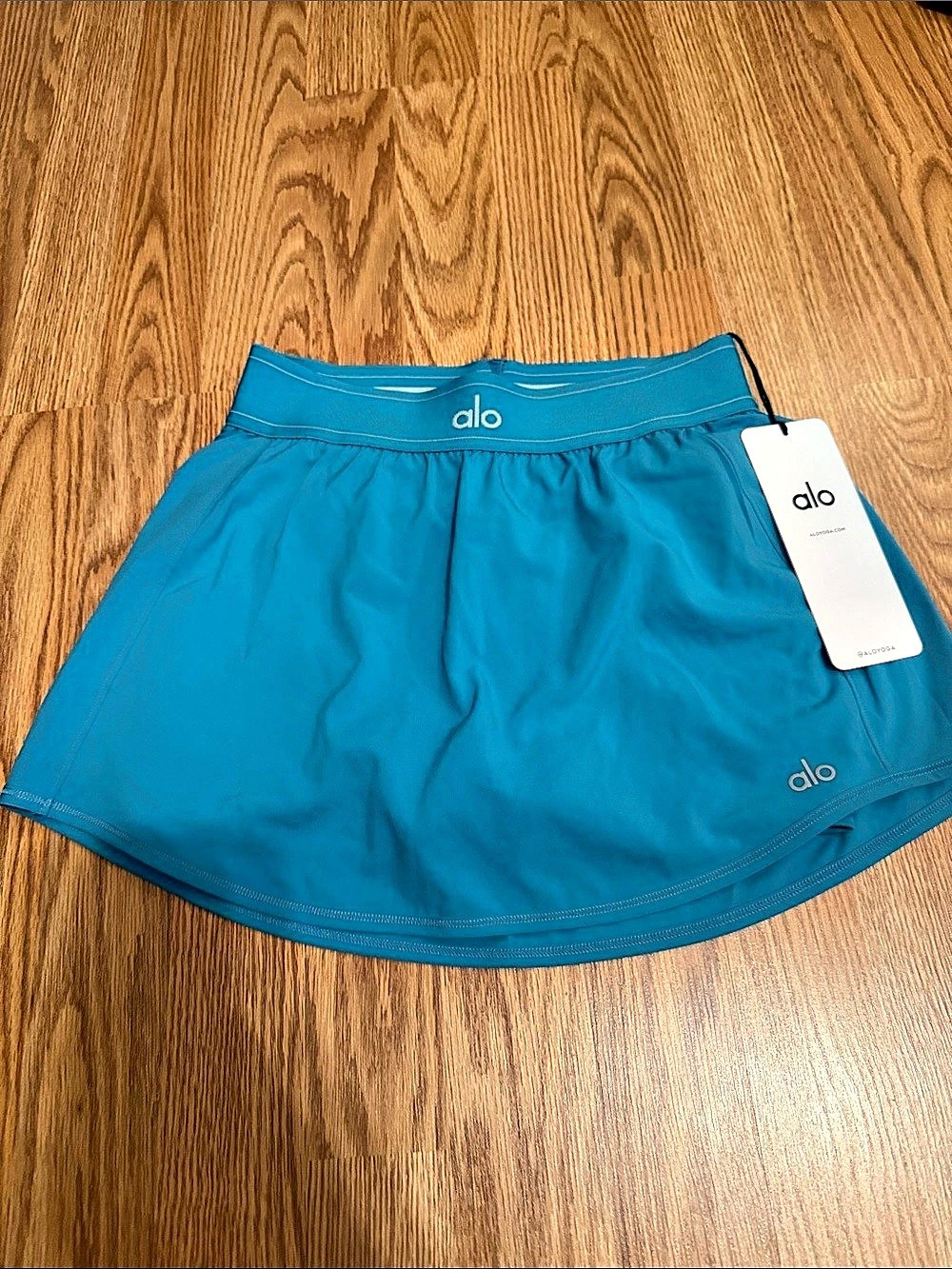 alo Match Point Tennis Skirt Tennis Skirt in Blue XXS NWT